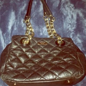 Kate Spade Quilted Black Handbag
